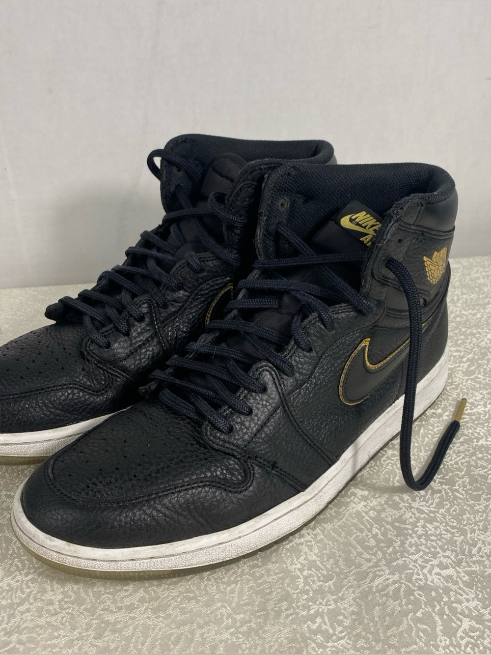 Air Jordan 1 Retro High OG 12.5 Black City Of Flight Sneakers